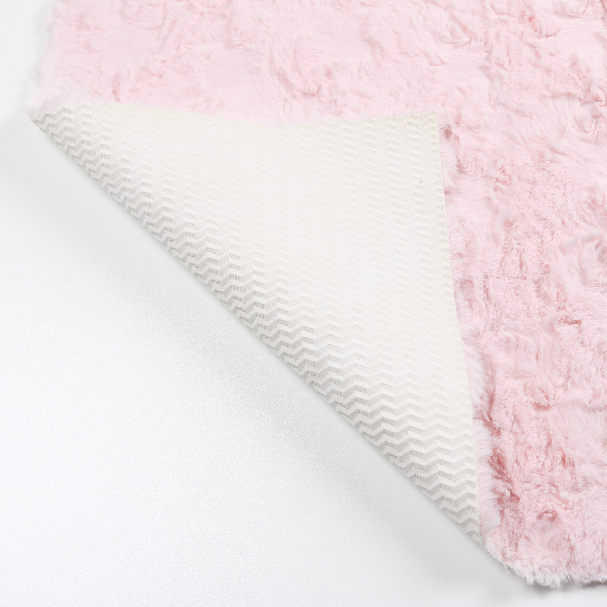 Коврик для ванной 1-ый Fixsen DELUX, FX-9040B розовый, 70х120 см.