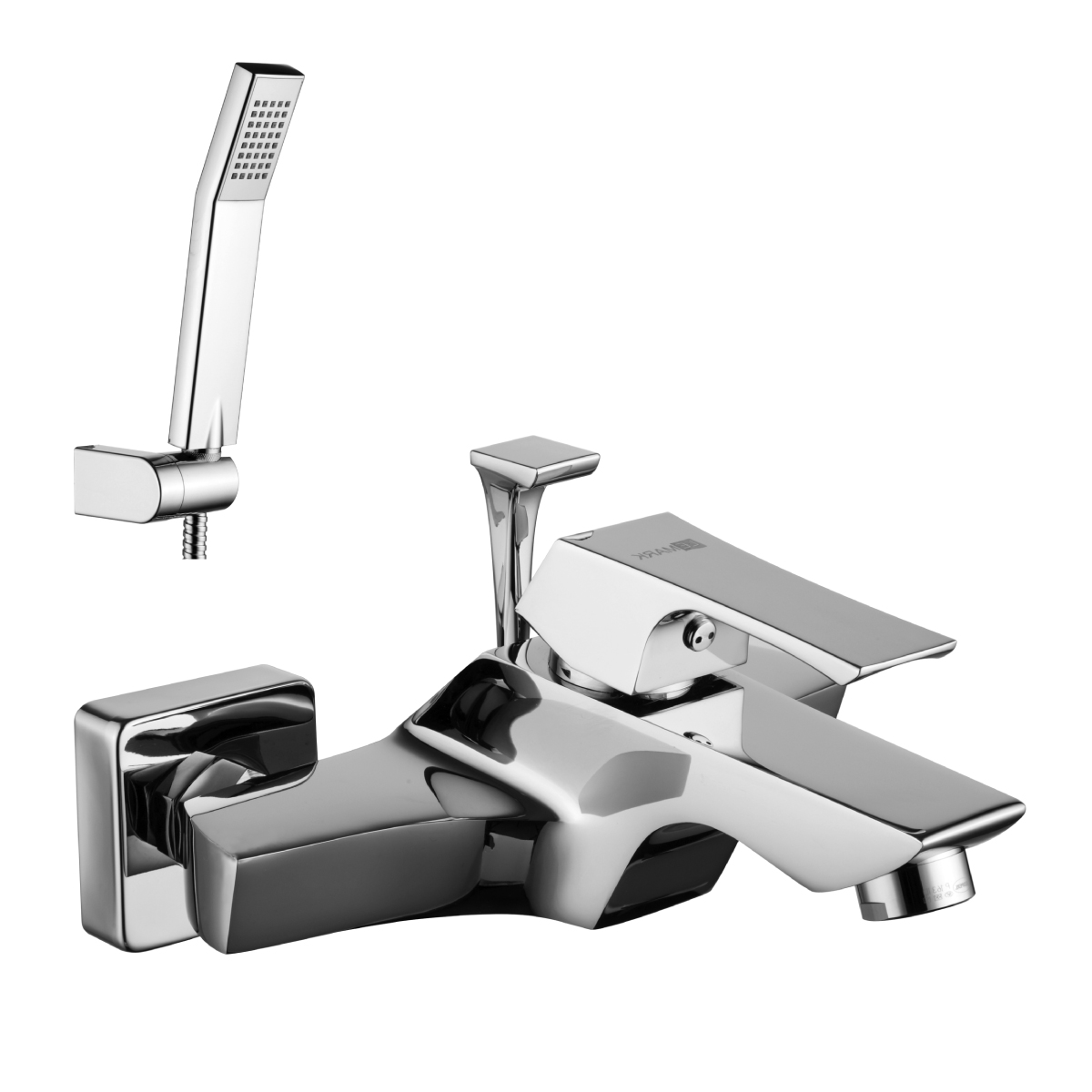 Unit Смеситель для ванны, монолитный излив 199мм лейка, р/ОД, хром, LM, LM4502C