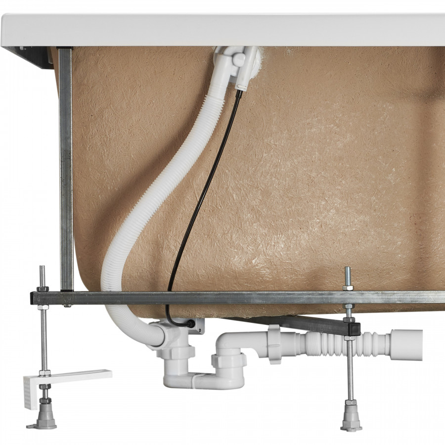 МАЙОРКА Ванна акриловая 150х90 см., левая, без монтажного комплекта, САНТЕК