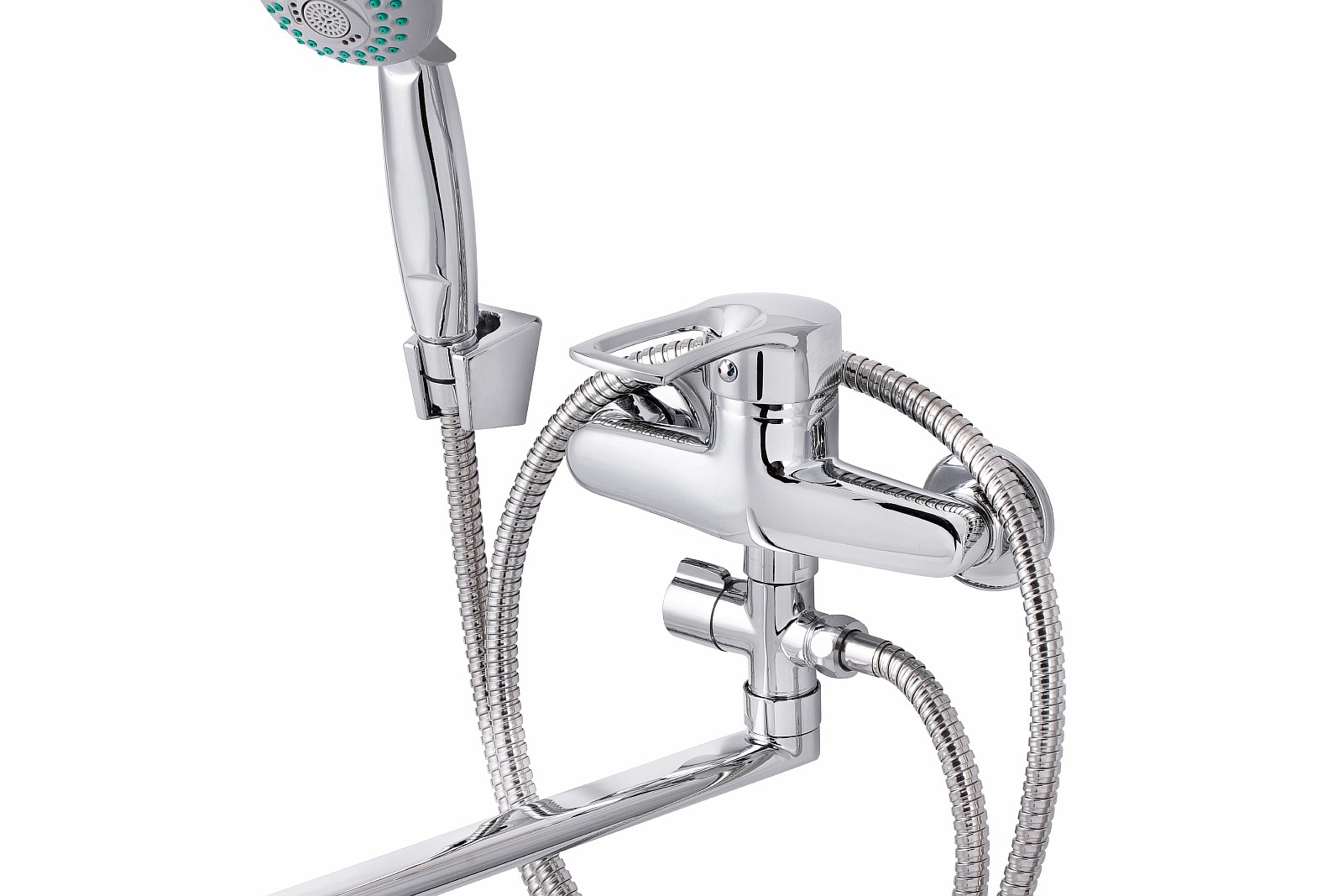 Смеситель для ванны с душем ПРОФСАН ПСМ-523-К017 ПЛЮС тип См-ВУОРНШлА