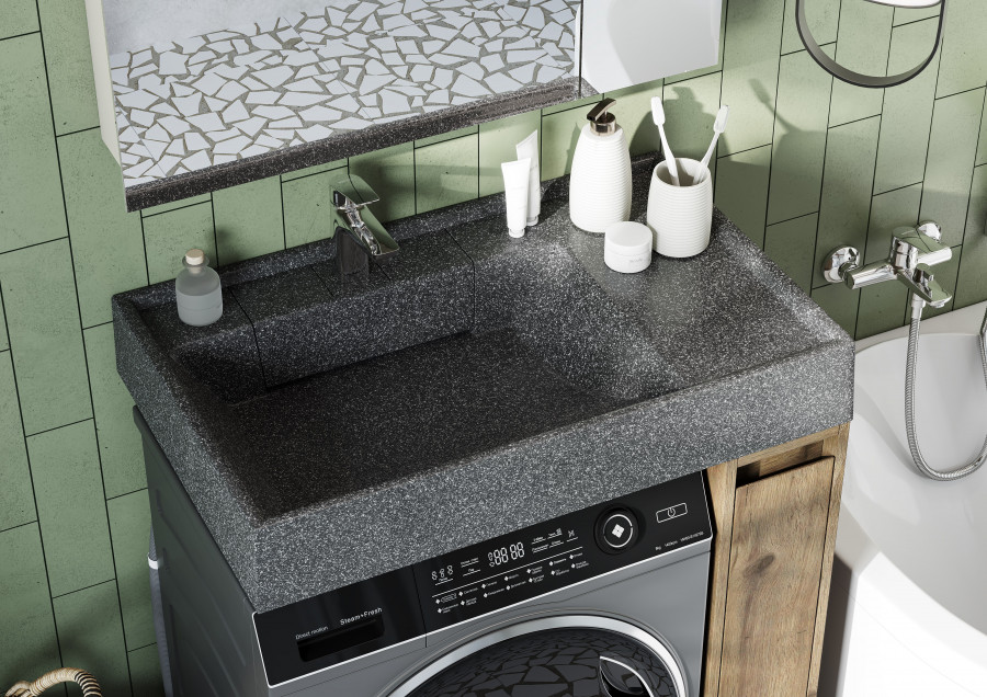 Раковина РЕЙН 80, графит