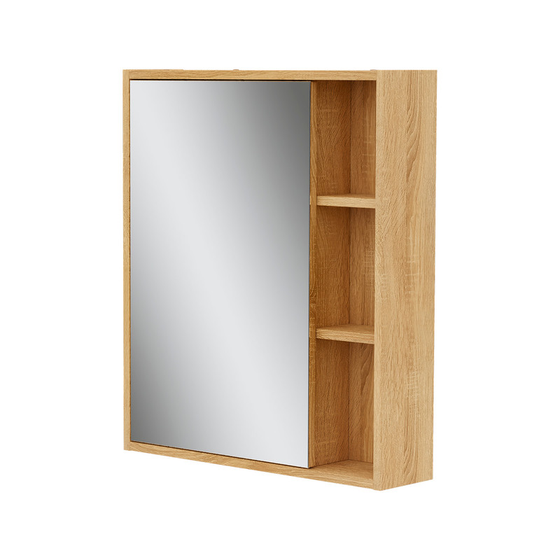 Шкаф зеркальный Osmond 60, повесной, дуб сонома, VOLNA