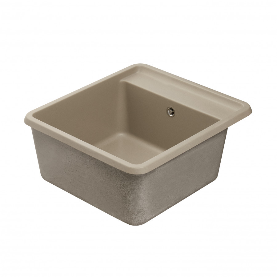 Мойка для кухни  Беллис 57 570x510x250 мм, прямоуг., серый шелк