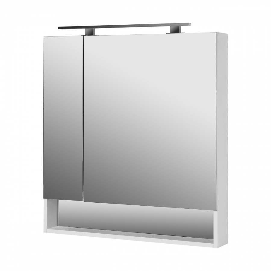 GAP Зеркальный шкаф 80, белый матовый, ROCA