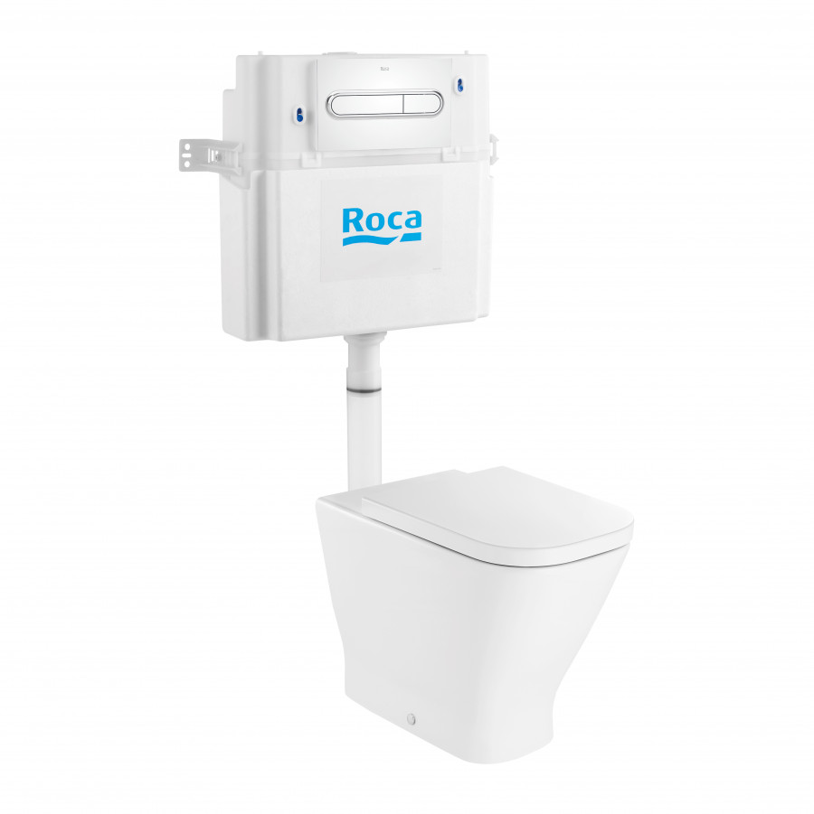 GAP 4 в 1 (Basic Tank cкрытый бачок+приставной унитаз+сиденье с механизмом Soft-Closing+смывная клав