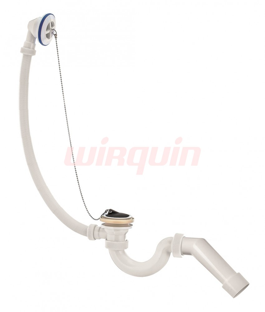 Сифон МИНИ Элит для ванн с гибкой трубой (D40/50), VIRPLAST