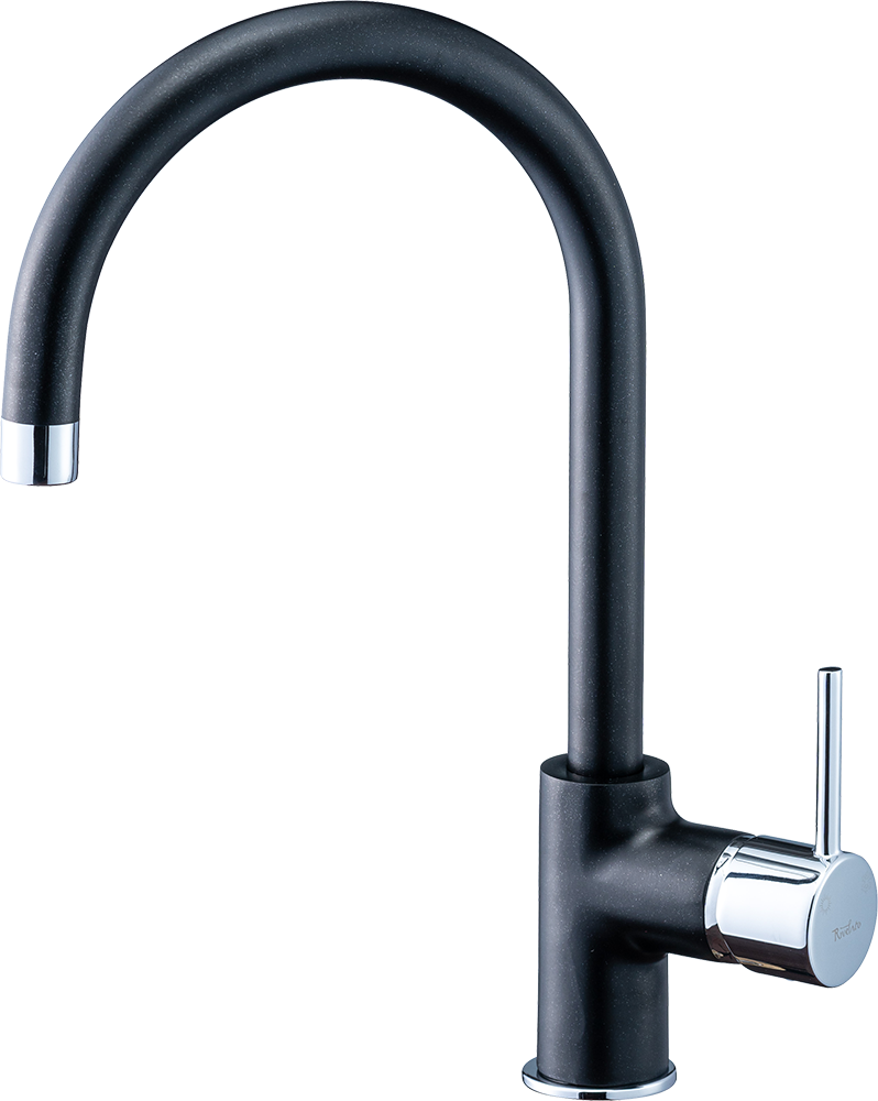 Смеситель для кухни RIVELATO Orta антрацит хром (9021208 antracite cromo)