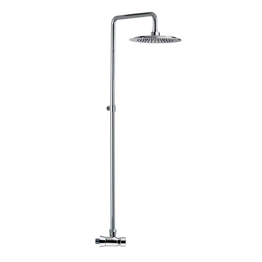 Душевая система наружнего монтажа нажимная порционная SOLESTOP 745403RM250