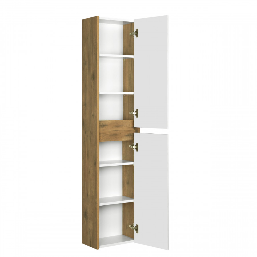 Модуль СКАНДИ 35, подвесной, белый, дуб рустикальный