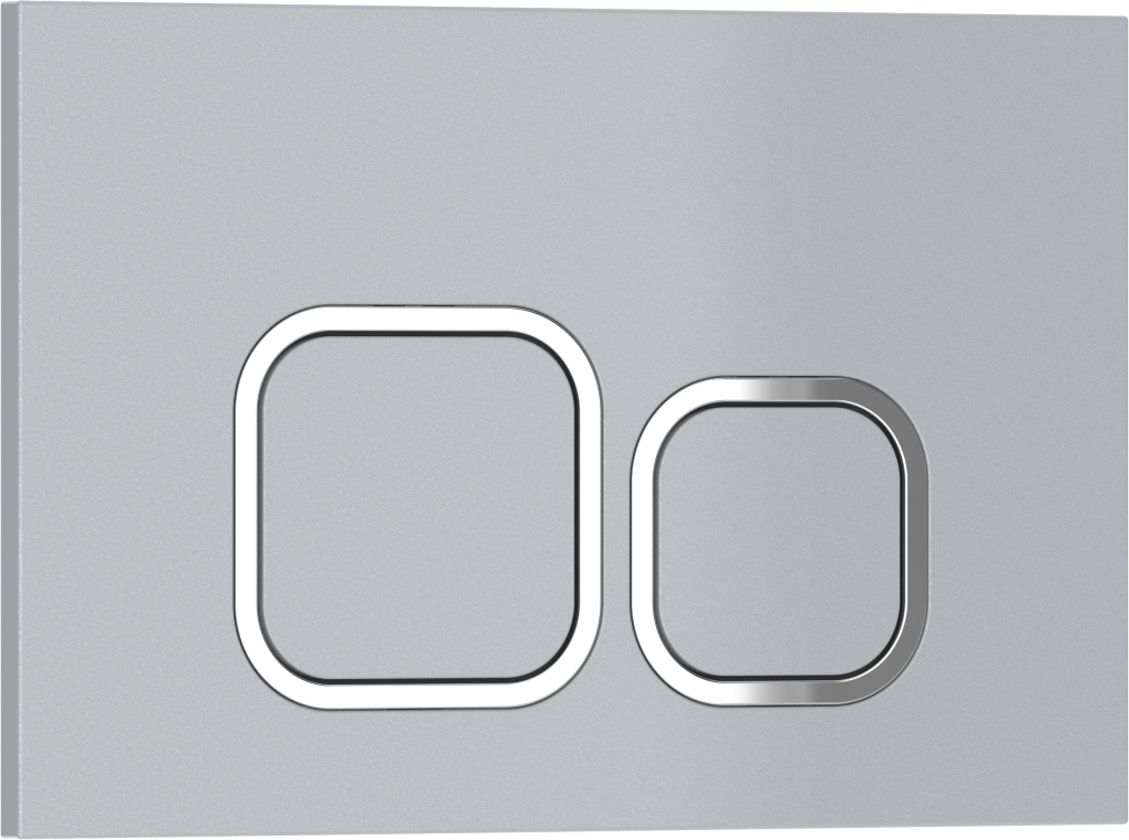 Комплект 2в1 IBERICA BLANCA инсталляция SILENCIO MINI, кнопка смыва ESTI-Q хром матовый (IB.001M.834)