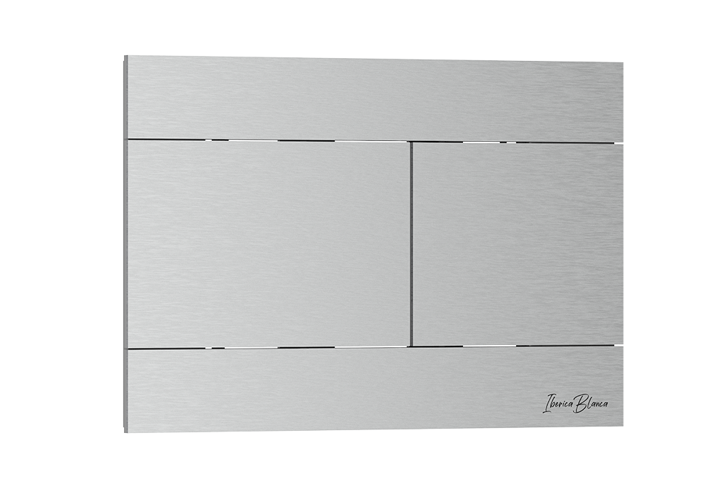 Кнопка смыва IBERICA BLANCA INOX-R нержавеющая сталь, хром матовый (IB.B015.01)
