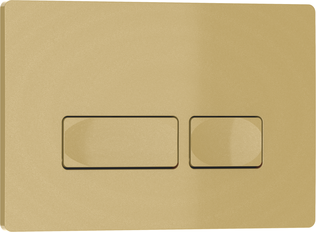 Комплект 2в1 IBERICA BLANCA инсталляция SILENCIO MINI, кнопка смыва ESTI-R золото матовое (IB.001M.215)