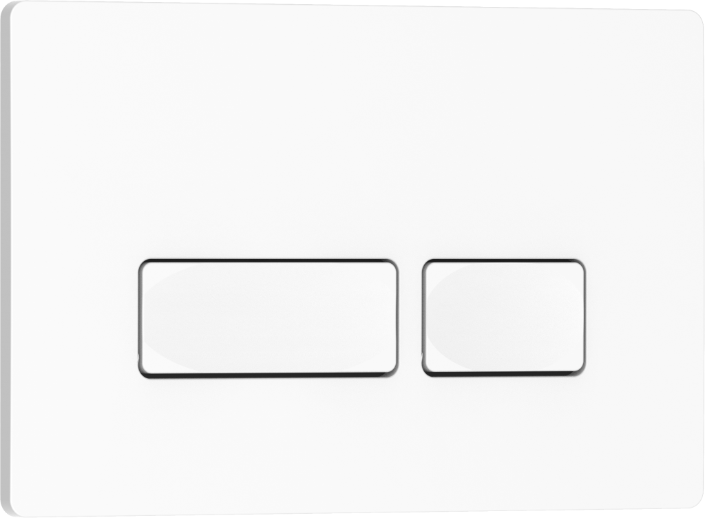 Кнопка смыва IBERICA BLANCA ESTI-R ABS-пластик, белый глянцевый (IB.B021.001.000)