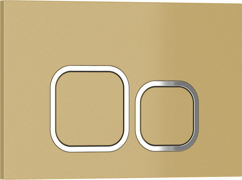 Кнопка смыва IBERICA BLANCA ESTI-Q ABS-пластик, золото глянцевое (IB.B083.006.001)