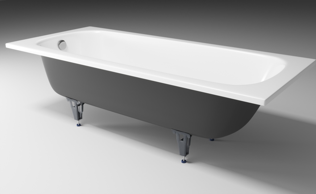 Ванна стальная IBERICA BLANCA ALBA белая 1700х750 мм (IB-AL-170-75-39-HG)