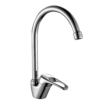 B35 Смеситель для кухни, выс.пов.излив 188мм, р/ОД, хром, ROS, B35-23