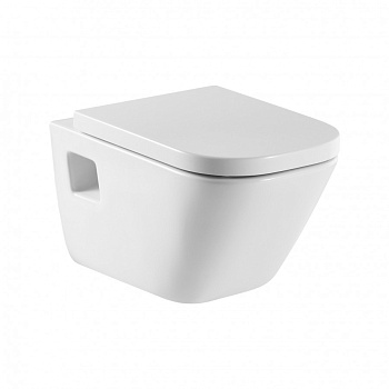 GAP Чаша подвесного унитаза, белая.  ROCA