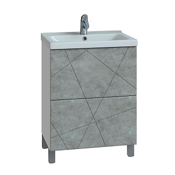 Тумба под раковину VIGO Geometry 60 напольная бетон (015 бетон)
