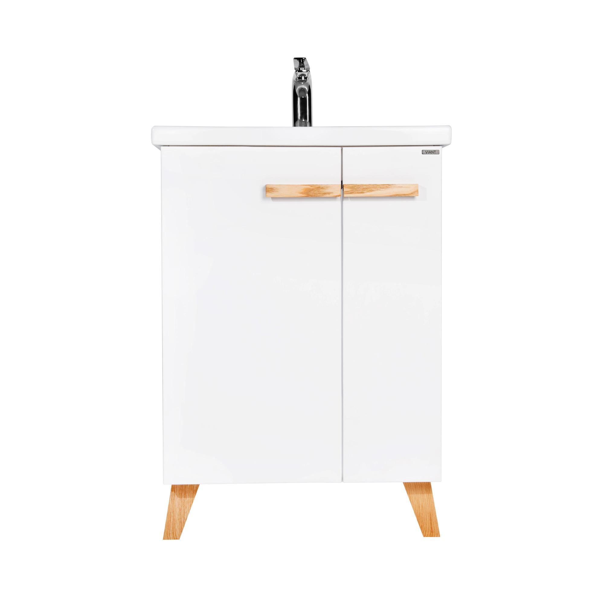 Тумба под раковину VIANT МЮНХЕН 80 напольная белый (VMUN80COBEL-T2ST)
