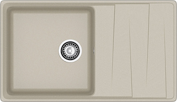 GRANFEST Мойка композит LEVEL, GF-LV-860L, чаш+кр 860*500, топаз