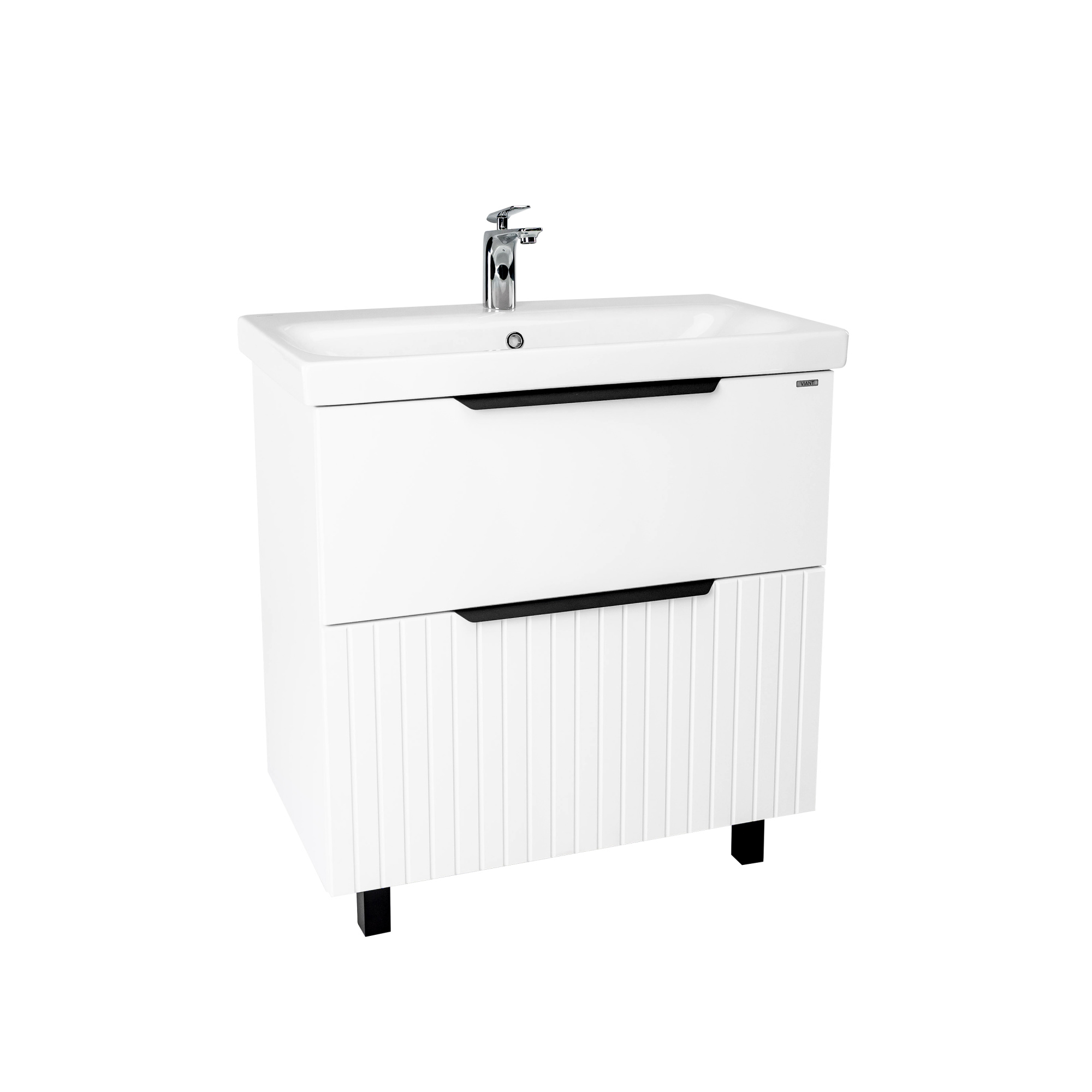 Тумба под раковину VIANT СИЦИЛИЯ 80 напольная белый (VSIC80MDBEL-T2Y)