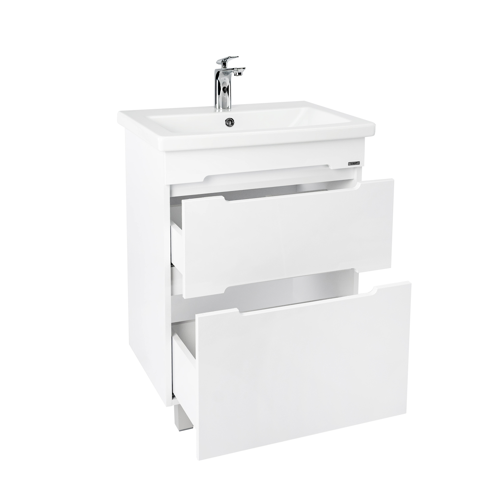 Тумба под раковину VIANT МАРСЕЛЬ 60 подвесная белый (VMAR60CO-T2Y)