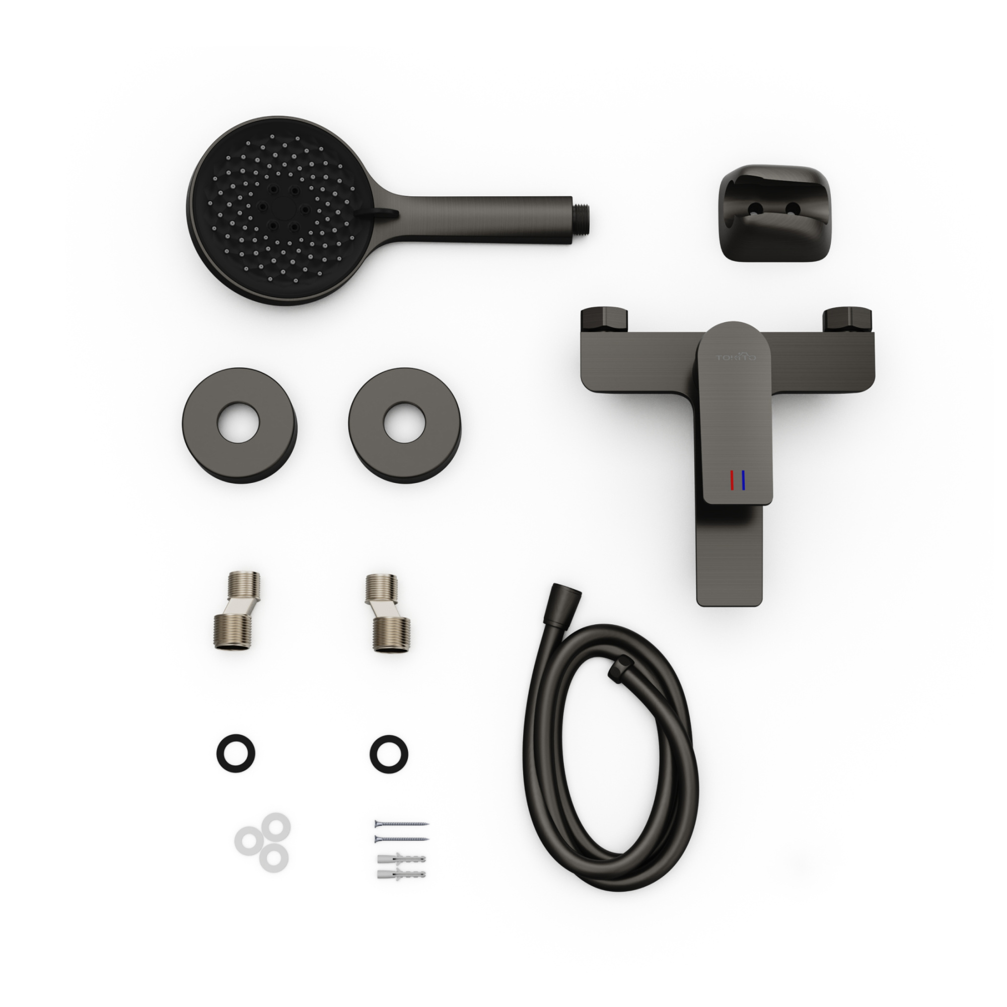 Смеситель для ванны TOKITO MITSUISHI вороненая сталь (TOK-MIT-1014GM)