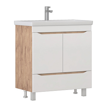 Тумба под раковину VIGO Grani 80 напольная дуб золотой (286 дуб золотой)