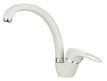 03-ST, БЕЛЫЙ Смеситель для кухни, GRANULA STANDART