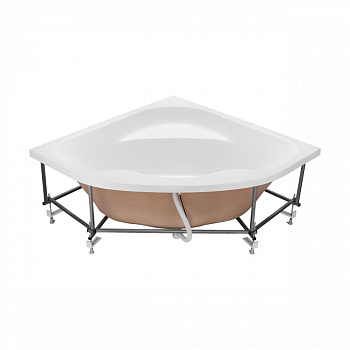 Монтажный комплект для ванны МЕЛВИЛЛ 140х140 см. (рама, слив-перелив с сифоном, крепеж к стене, креп