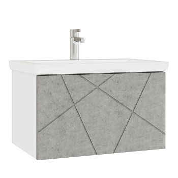 Тумба под раковину VIGO Geometry 60 подвесная бетон (033 бетон)