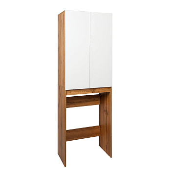 Шкаф-колонна для стиральной машины VIANT БОСТОН 65 напольный дуб вотан/белый (VBOS645-SHSM)