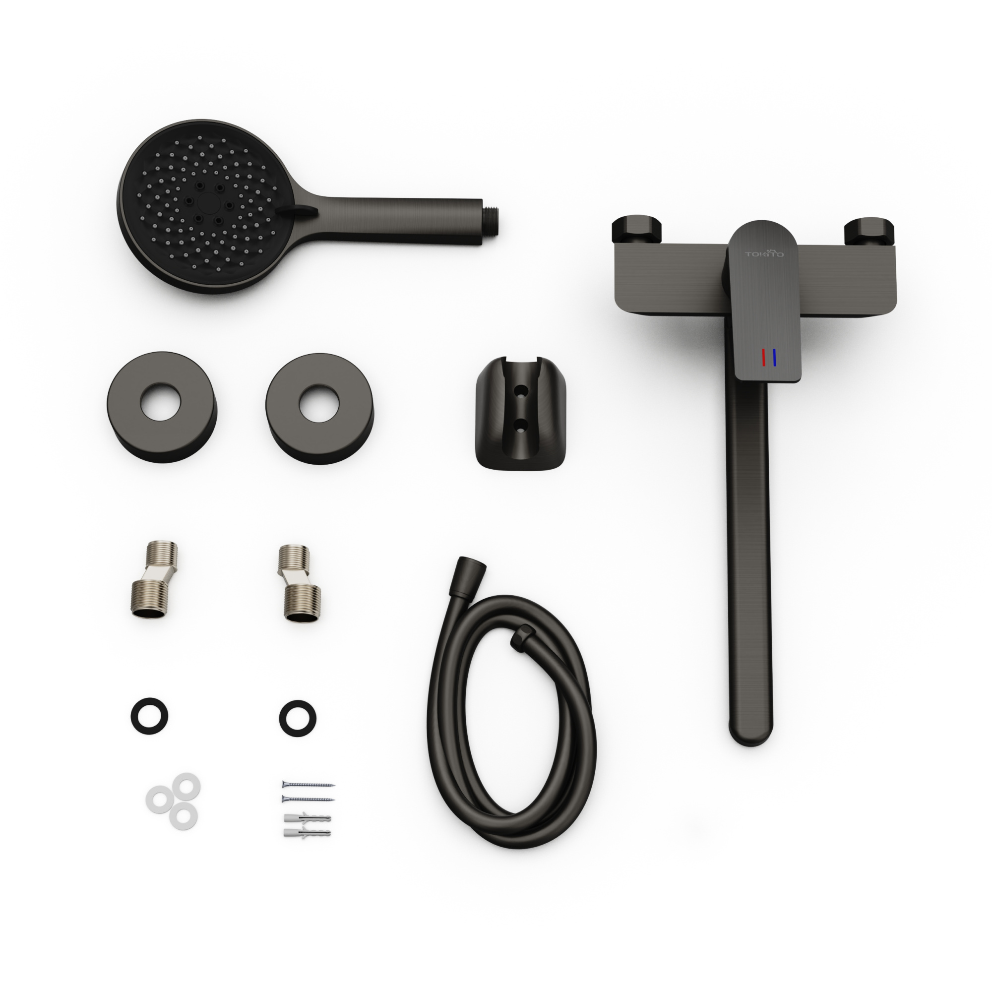 Смеситель для ванны TOKITO MITSUISHI вороненая сталь (TOK-MIT-1015GM)