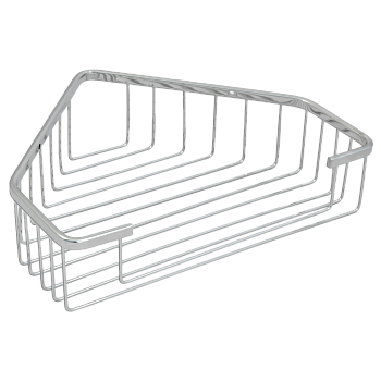 Полка угловая решетчатая «Solinne», 11083, хром, Коллекция Base