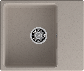 GRANFEST Мойка URBAN 658L  1-чаша+крыло 580*490мм песочный арт.GF-UR-