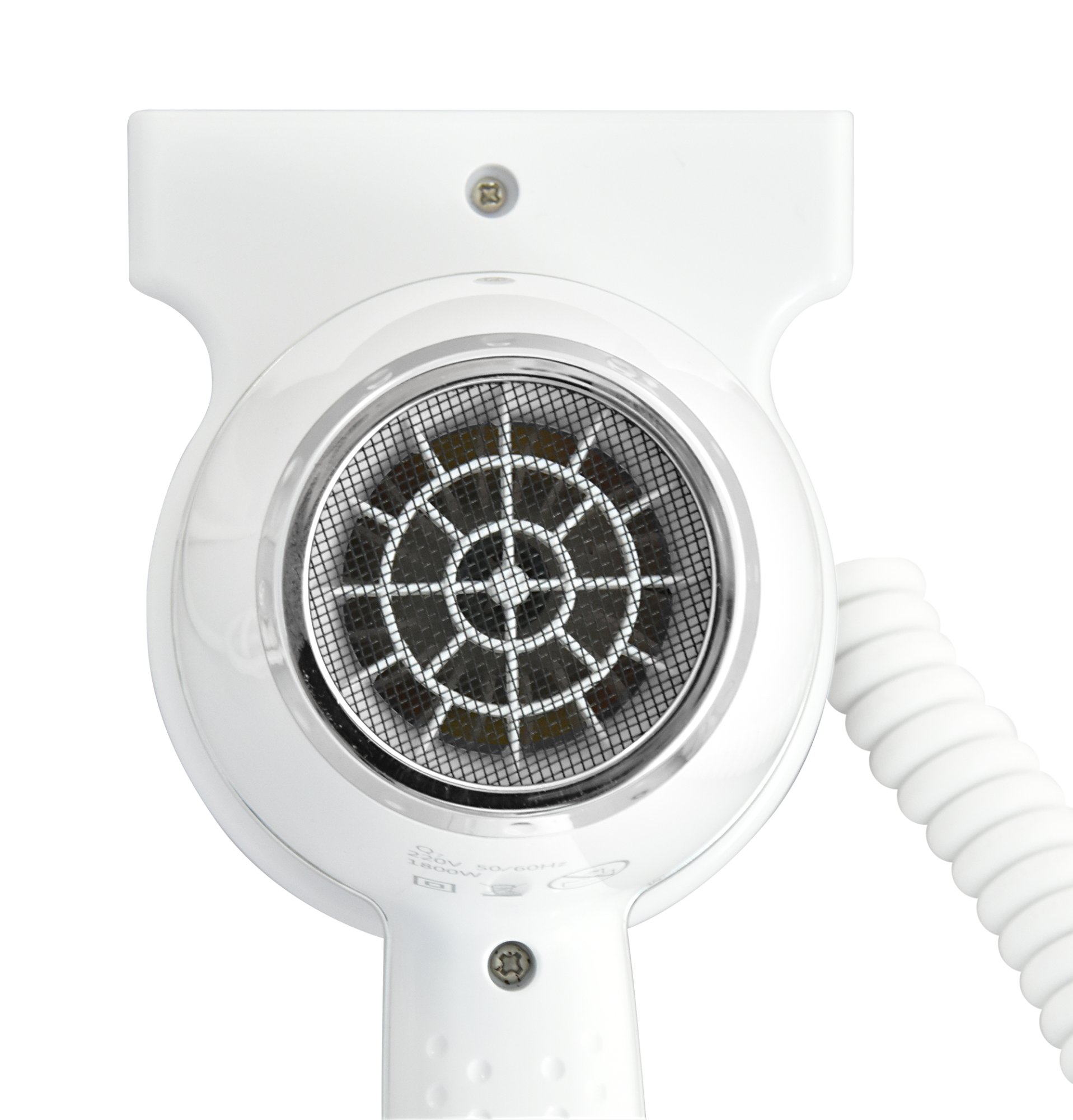 Фен для волос настенный PUFF-1800 снежно-белый, 1,8 кВт (1405.004)