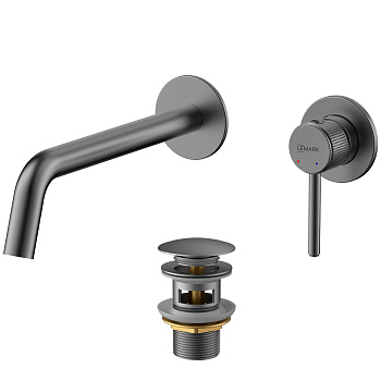 Смеситель Beluga LMF-8033B-GM для раковины, встраиваемый