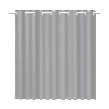 Шторка для ванной серая Fixsen Linum FX-1535K
