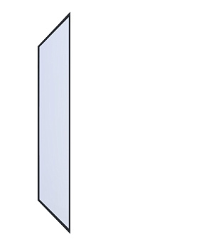 Душевая стенка ALEX BAITLER 6 серия SG61B100 прозрачное стекло