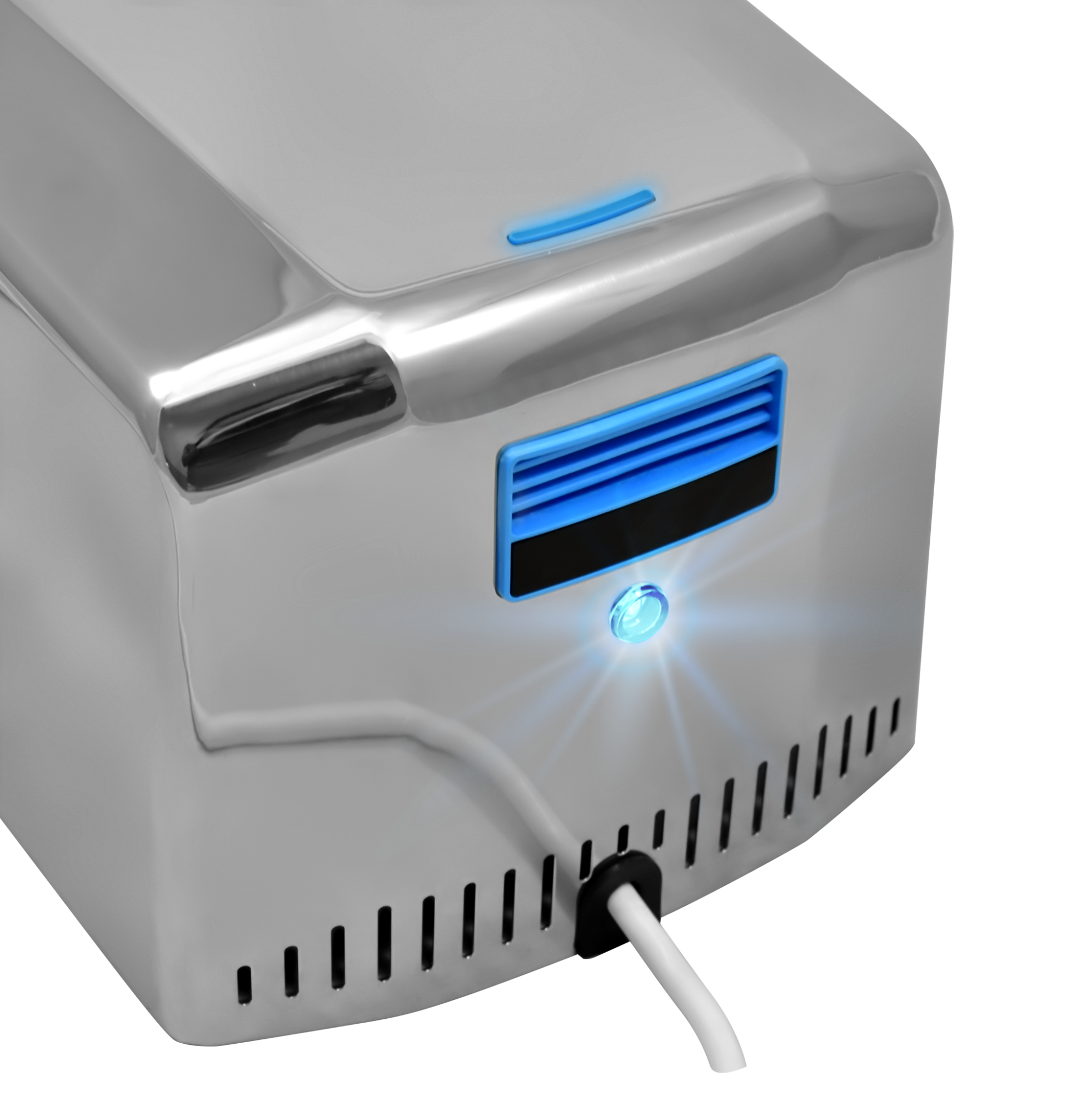 Электросушитель для рук PUFF-8995 высокоскоростной, антивандальный, хром 1,25 кВт (1401.330)