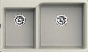 RIVELATO Мойка AXEL 90D  2-чаши 870*520мм topazio арт.