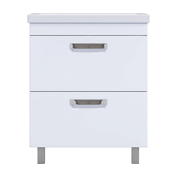 Тумба под раковину VIGO Plaza 60 напольная белый (024)