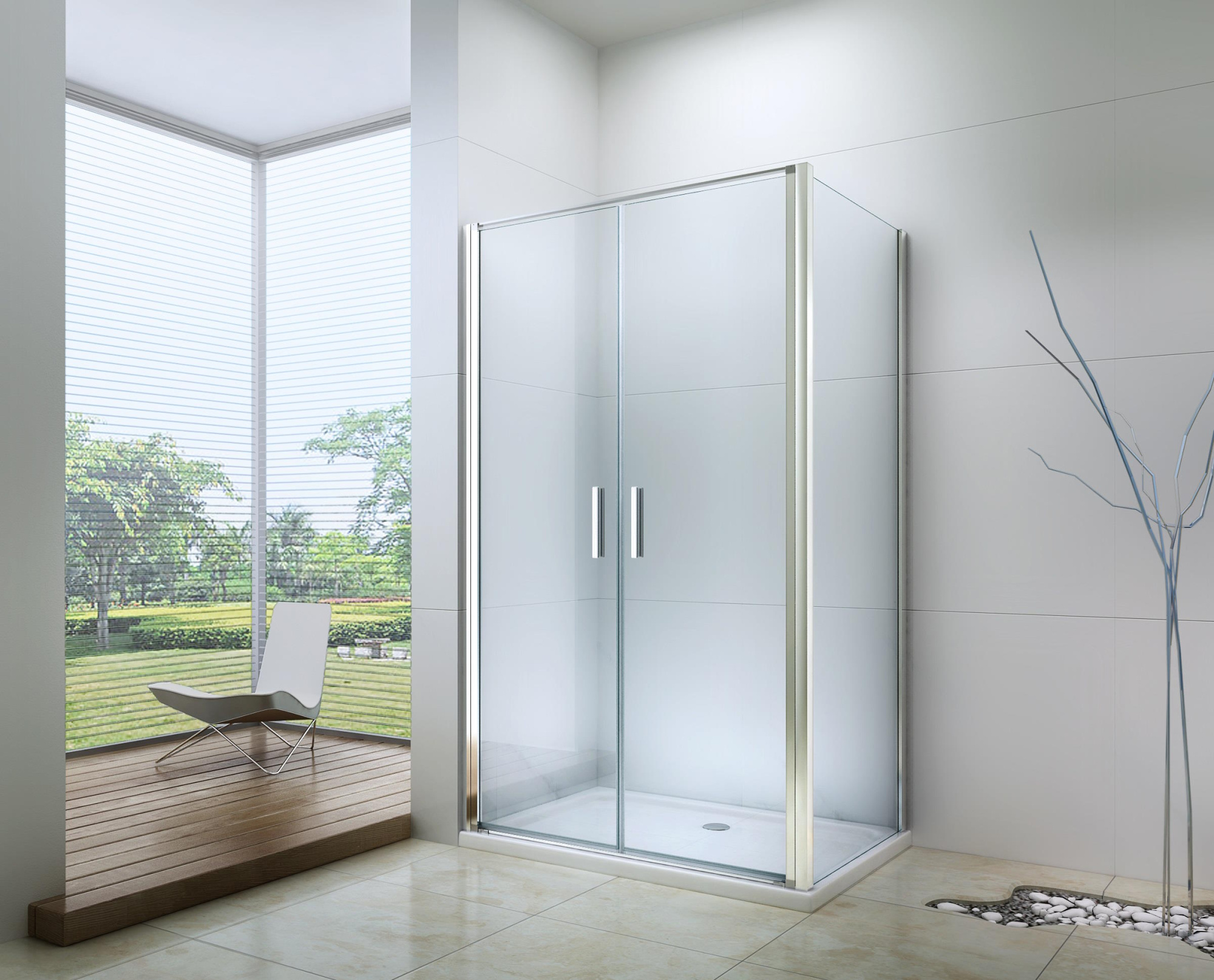 Душевой уголок LEGOS LS-3 1200х800, BERGES