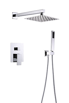 Душевая система с тропическим душем ПСМ-CB-02 встраиваемая тип См-ДшОРЗШтШл