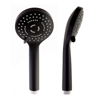 Душевая лейка из ABS-пластика 2876BTNM матовый черный с 3 режимами