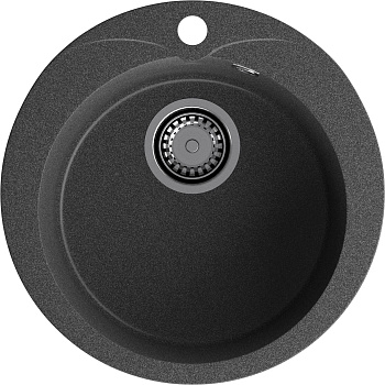 GRANFEST Мойка композит RONDO GF-R--480  D=480 мм графит арт.GF-