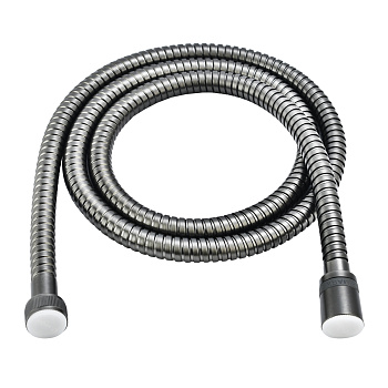 Шланг душевой двухзагибный 1,2 м, TURN-FREE, сталь графит, блистер, LEMARK, LE8022S-Graphite