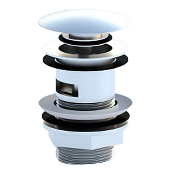 Крышка большая клик-кляк АНИ Пласт M0300CL к сифону 1 1/4 дюйма металл хромированный высота 79