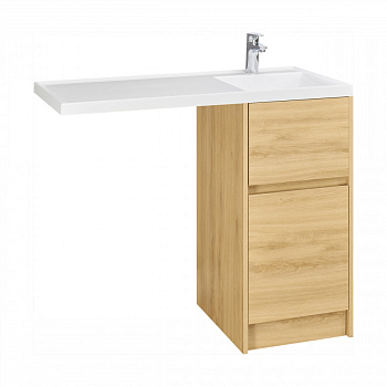 Тумба без фасада ЛОНДРИ 40 (под раковину ЛОНДРИ 105), под с/маш., дуб сантана