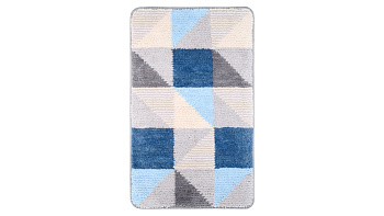 Коврик для ванной Fixsen Visa 1-ый FX-5005X, серо-голубой, 50х80см 